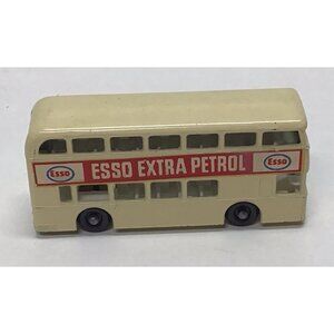 ESSO EXTRA PETROL Matchbox Lesney DAIMLER BUS No. 74 Vintage Cream